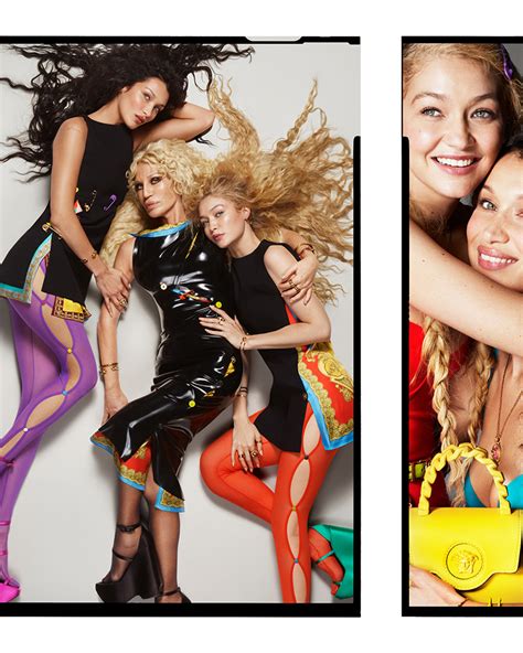 gigi hadid and bella hadid versace
